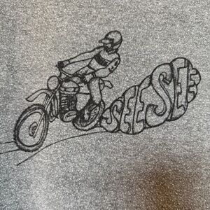 See See Motor Coffee Heather Gray Crewneck Sweatshirt